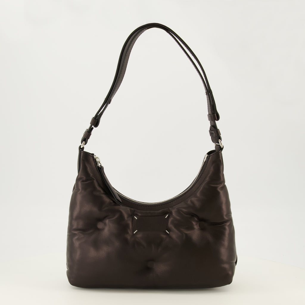 Sacs à main et épaule Borsa Hobo Glam Slam Nera Piccola Maison Margiela Noir Femme