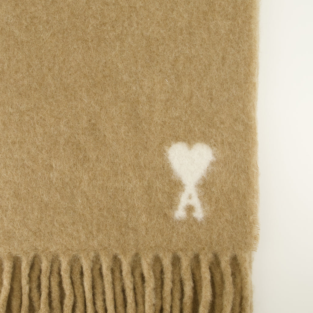 Écharpes, foulards et gants Bufanda de Alpaca Beige Ami PARIS Beige Unisexe