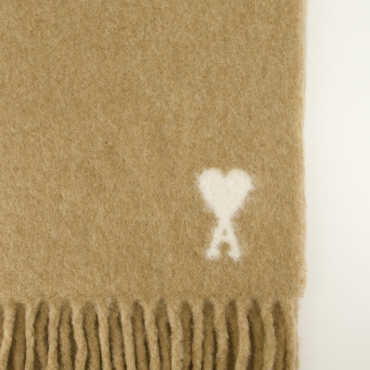 Écharpes, foulards et gants Écharpe beige en alpaga Ami PARIS Beige Unisexe