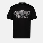 티셔츠 메두사 온 체인 티셔츠 Versace 검은색 Homme