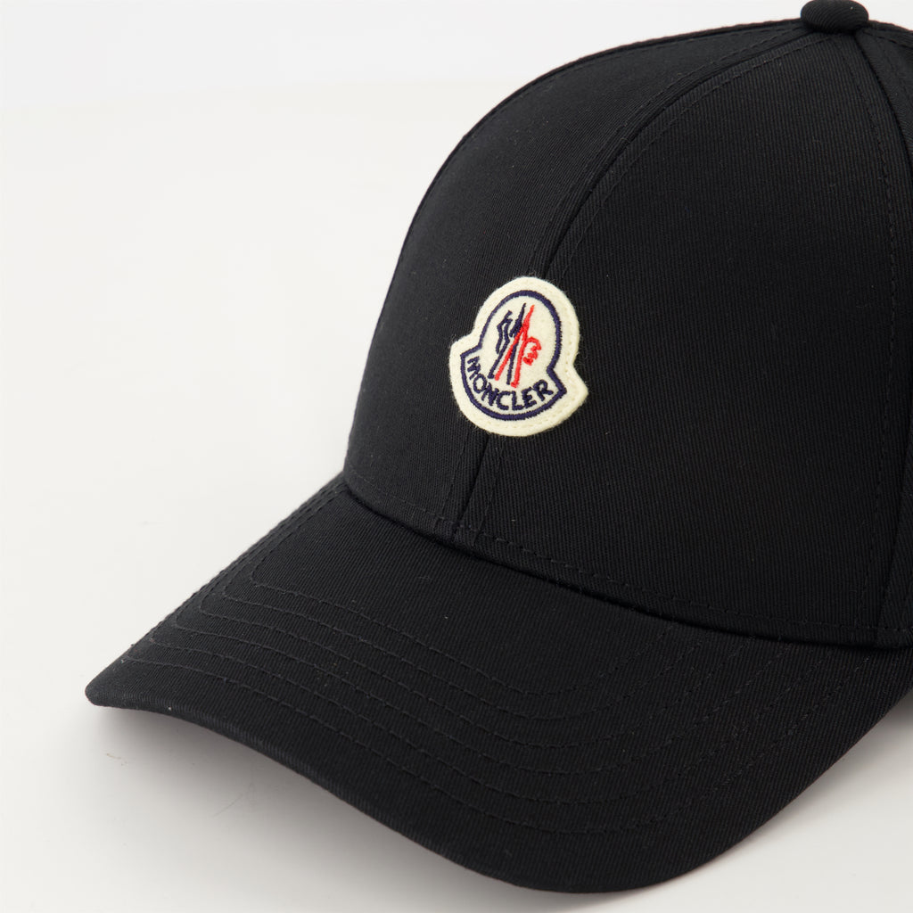Hüte, caps und beanies Logo Cap Moncler Schwarz Homme