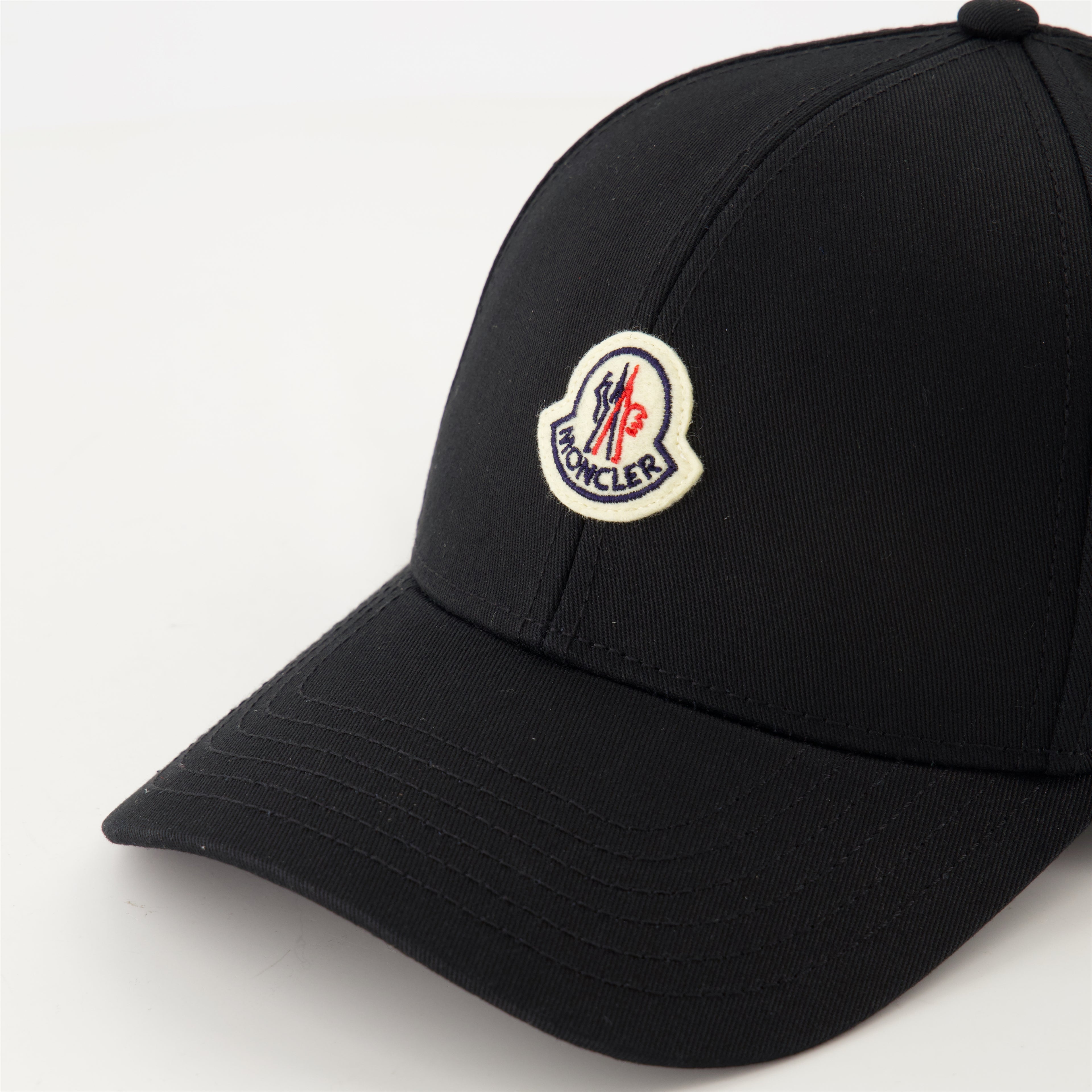 Chapeaux, casquettes et bonnets Casquette à logo Moncler Noir Homme