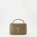Immagine della borsa Gaby Vanity beige del marchio Saint Laurent per donna - Collezione Primavera-Estate 2026 - Vista Frontale