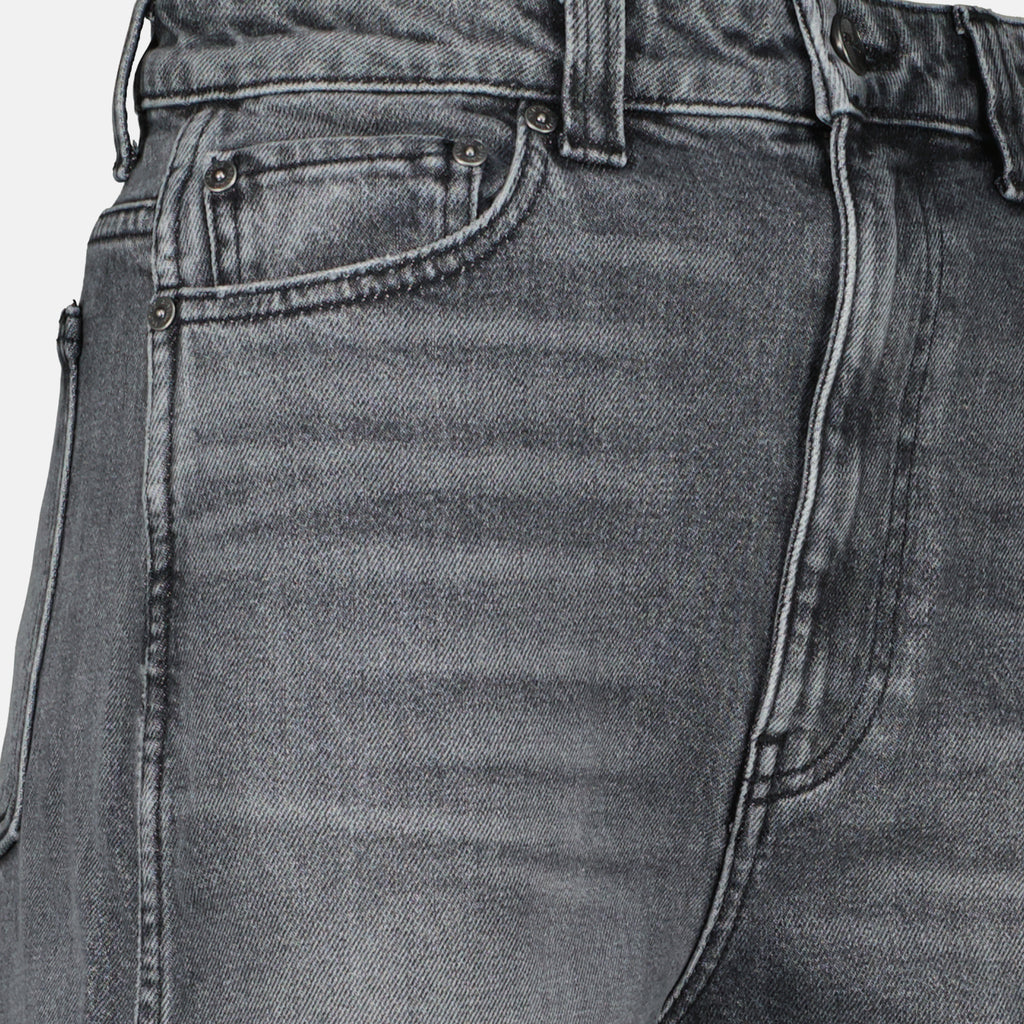 Immagine dei Jeans Delina in denim grigio del marchio Khaite per Donna - Collezione Primavera-Estate 2026 - Vista Dettagliata_1