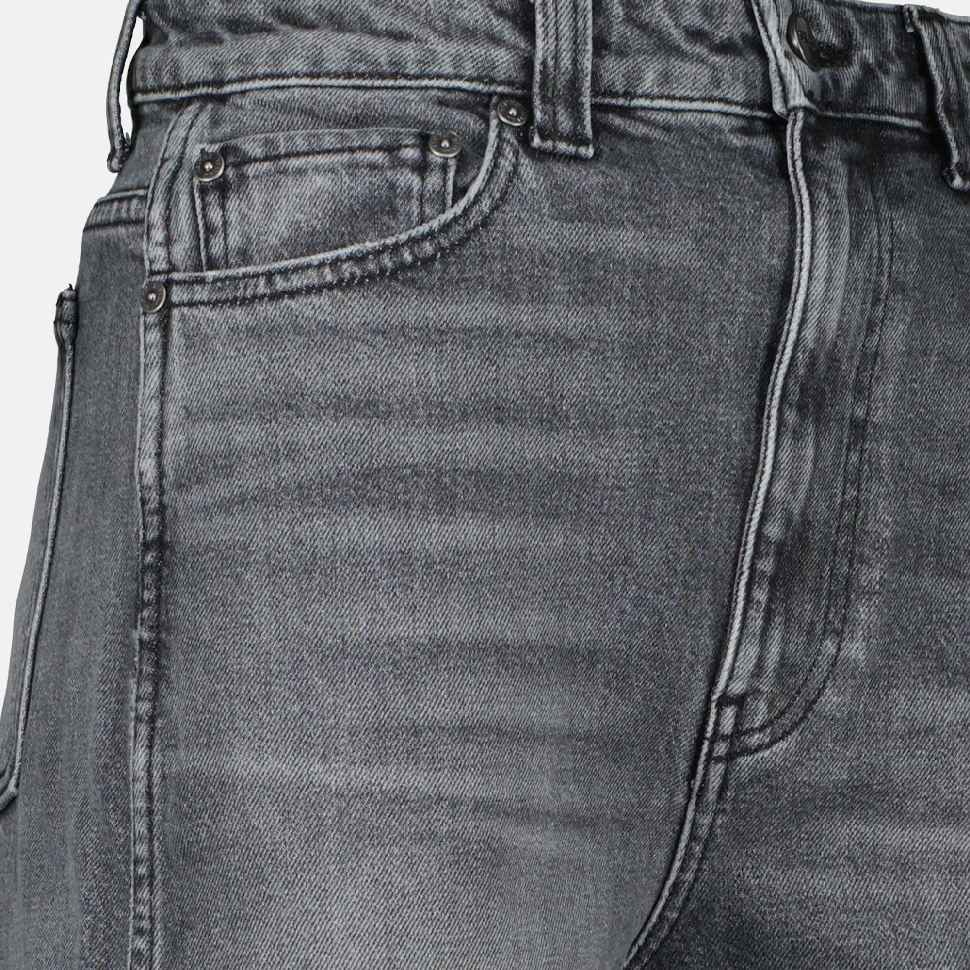 Image de l'article Jean Delina en denim gris de la marque Khaite pour Femme - Saison Printemps-Été 2026 - Vue détaillée_1