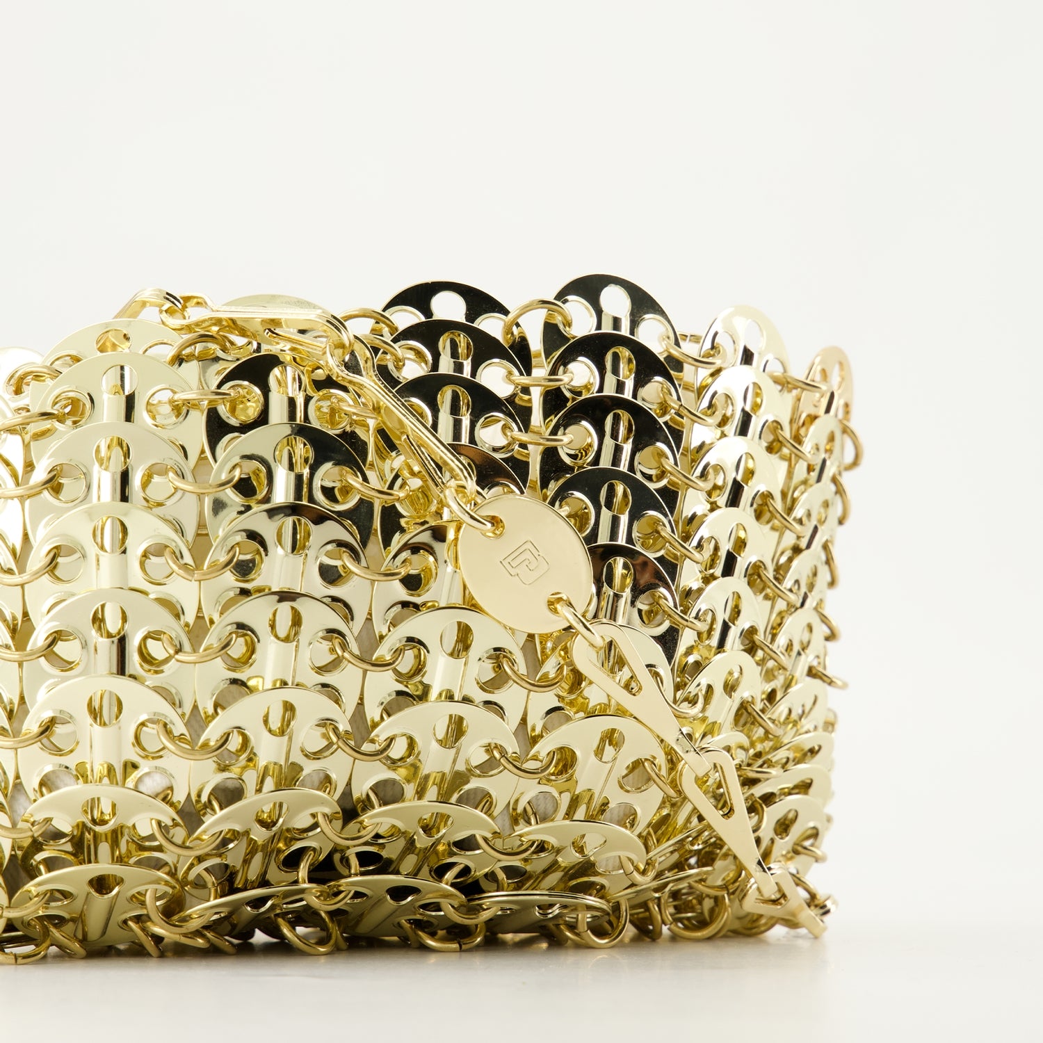 Sacs à main et épaule Sac Iconic 1969 doré nano Rabanne Doré Femme