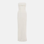 Image of the Bustier Split Dress by Christopher Esber for Women - Autumn-Winter 2025 - Front View