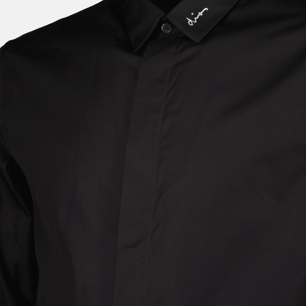 Chemises Chemise brodée Dior Noir Homme