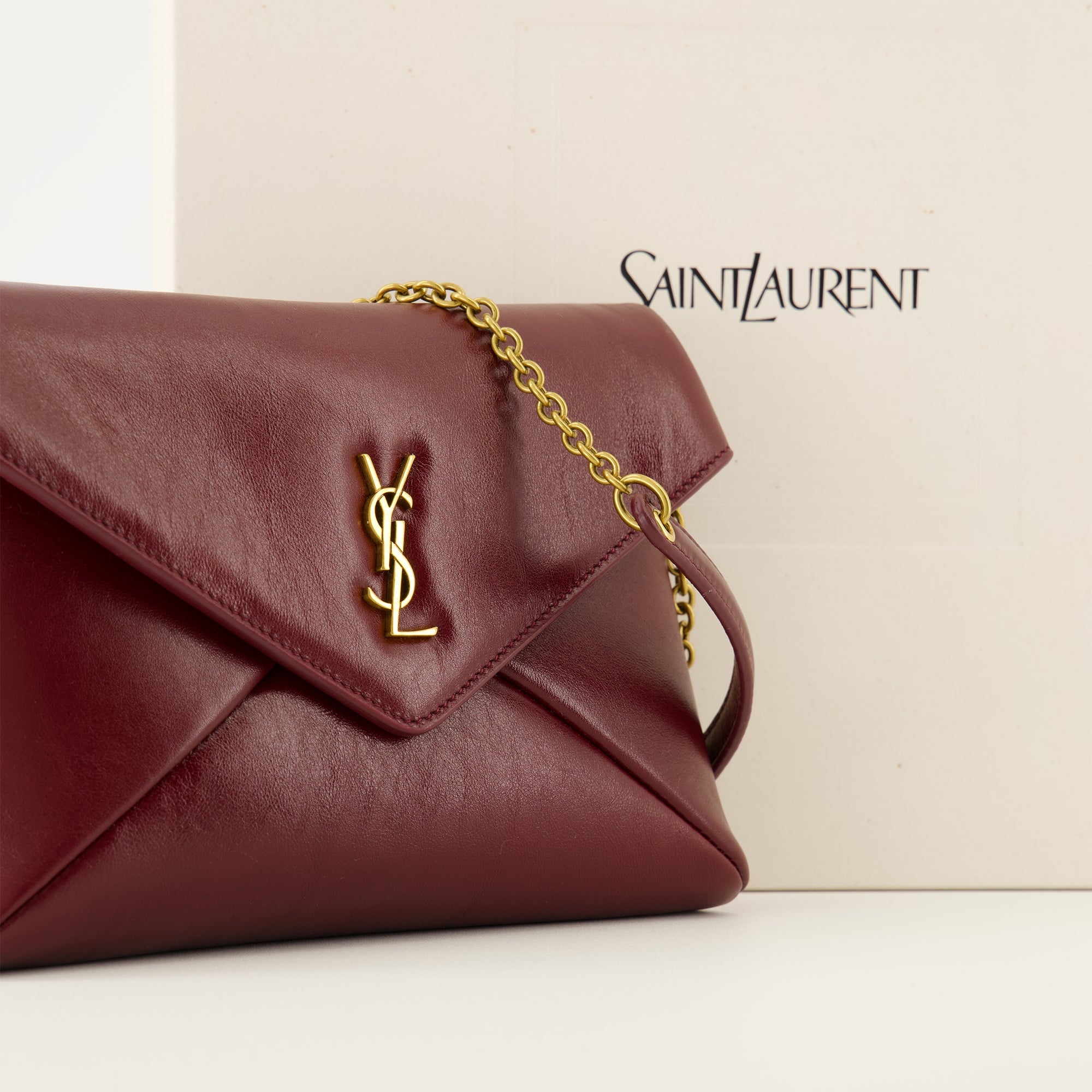 Sacs à main et épaule Clutch Cassandre Saint Laurent Rouge Femme