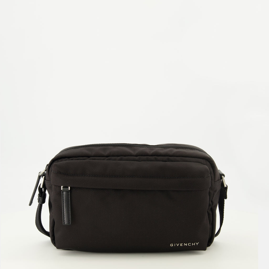 Image of the Givenchy Essential U Black Bag for Men - Spring-Summer 2026 - Front View