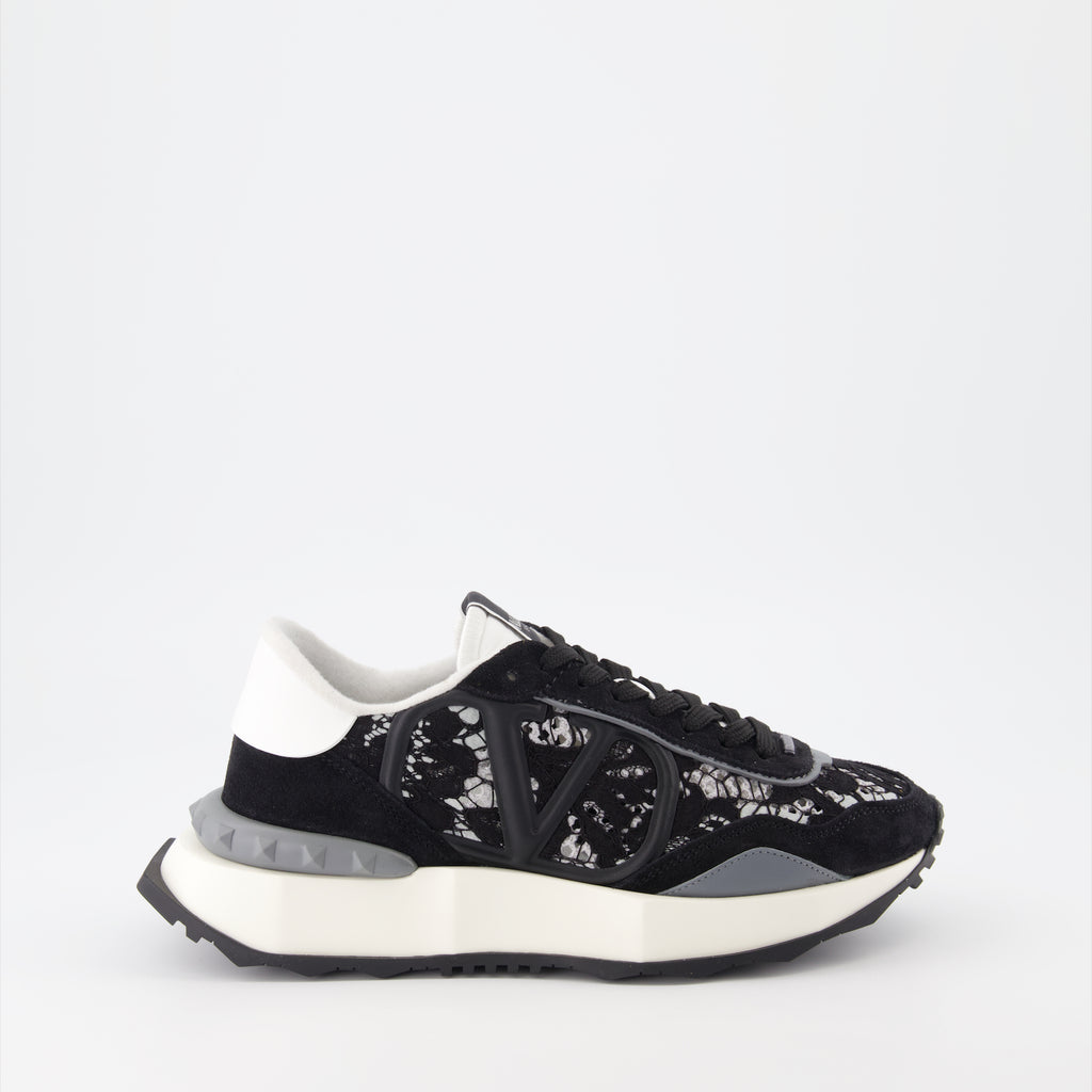 Baskets Baskets Lace Runner Valentino Garavani Noir Femme