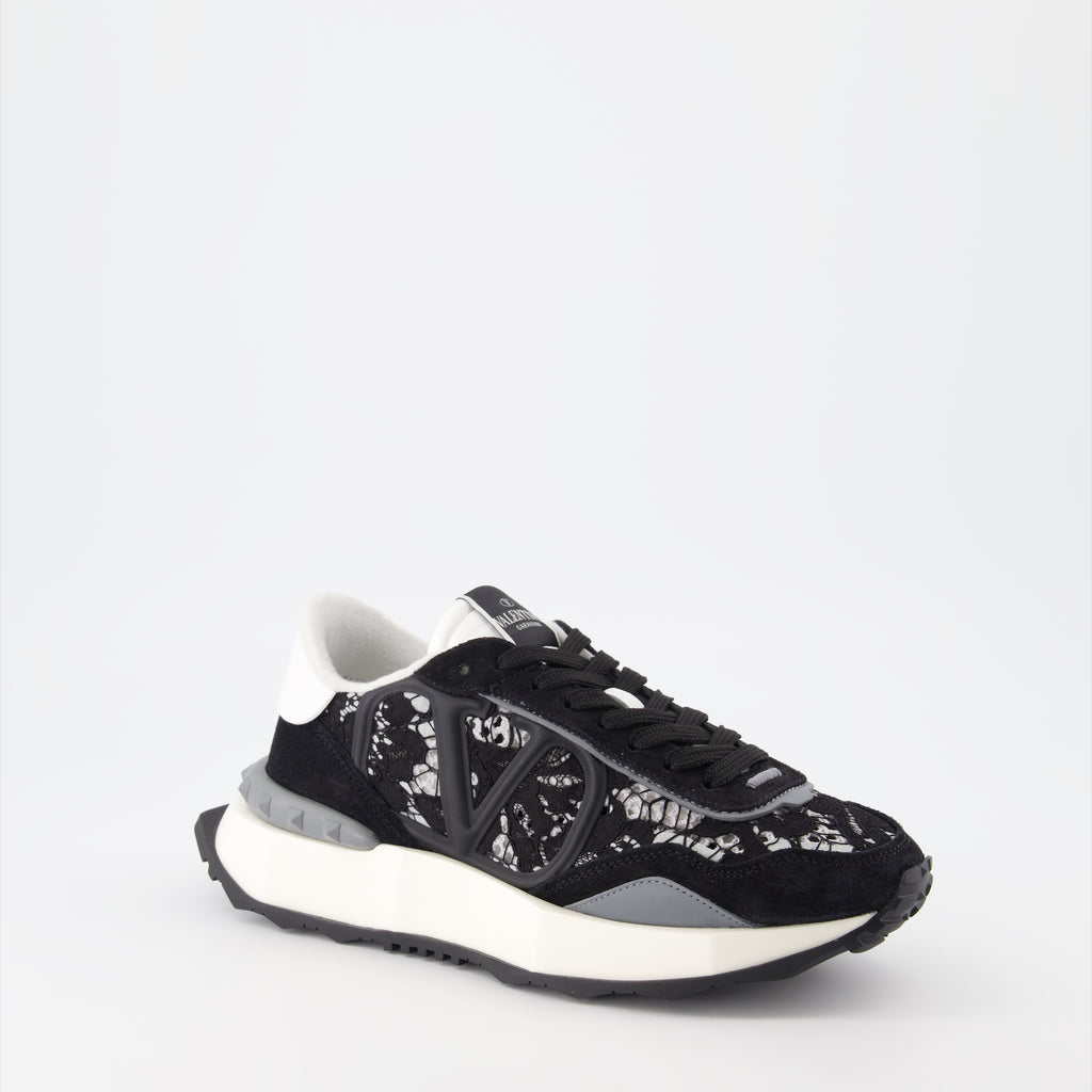 Baskets Baskets Lace Runner Valentino Garavani Noir Femme