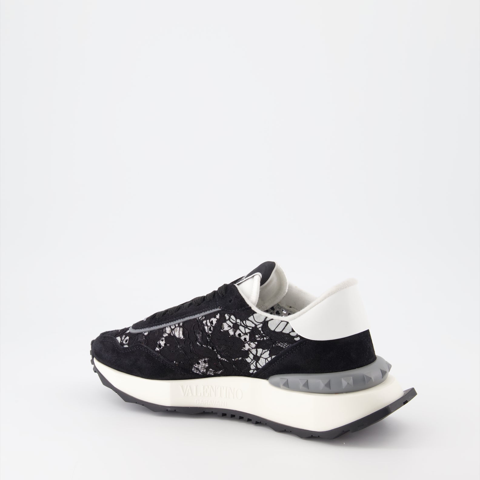 Baskets Baskets Lace Runner Valentino Garavani Noir Femme