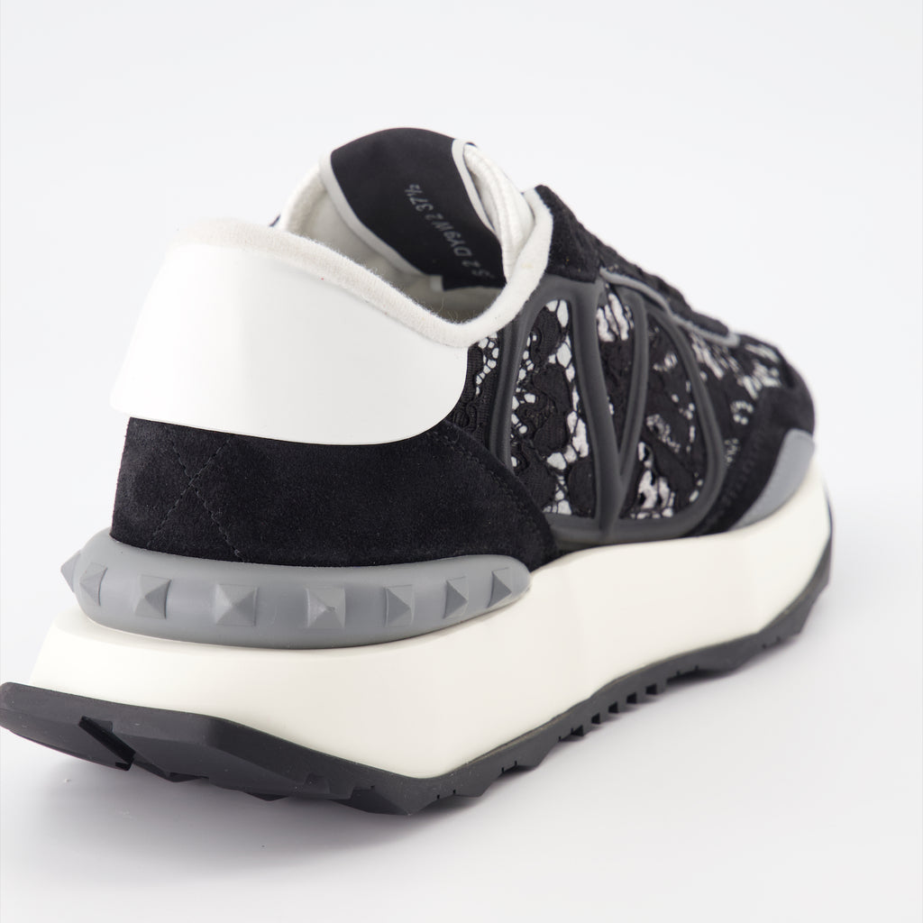 Baskets Baskets Lace Runner Valentino Garavani Noir Femme