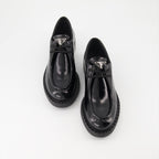 Mocassins Mocassins à lacets Prada Noir Femme