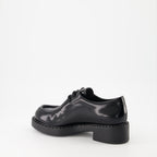 Mocassins Mocassins à lacets Prada Noir Femme