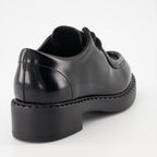 Mocassins Mocassins à lacets Prada Noir Femme