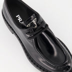Mocassins Mocassins à lacets Prada Noir Femme