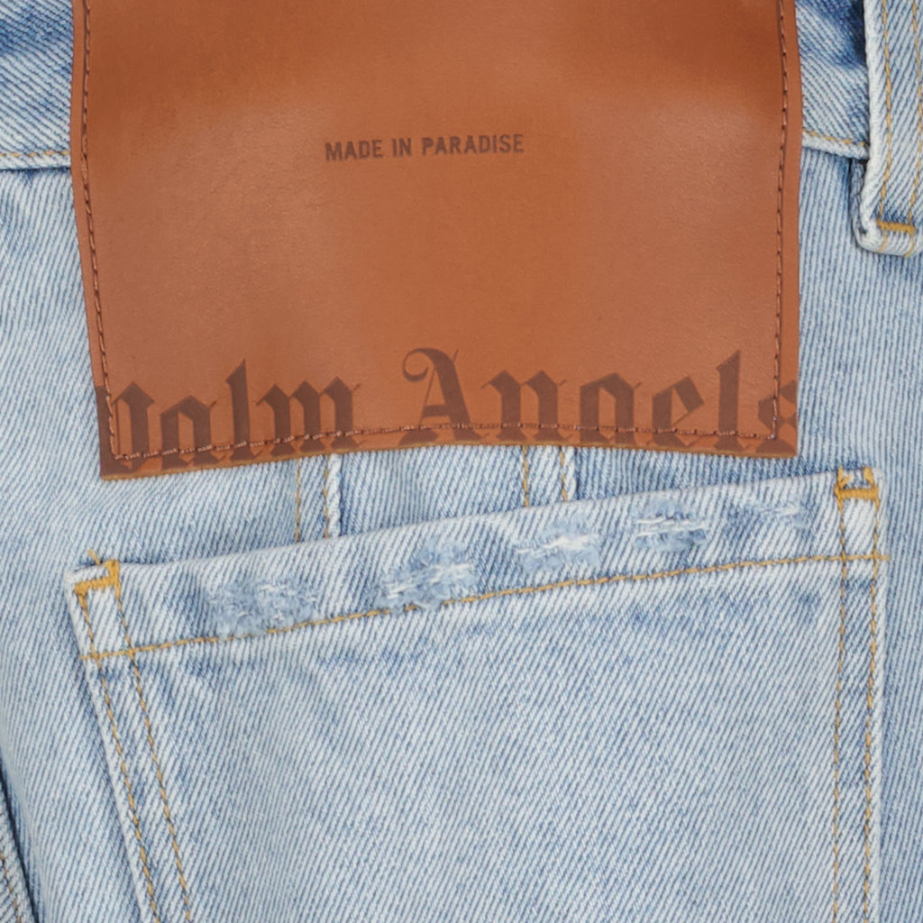 Pantalons Jean bootcut Palm Angels Bleu Femme