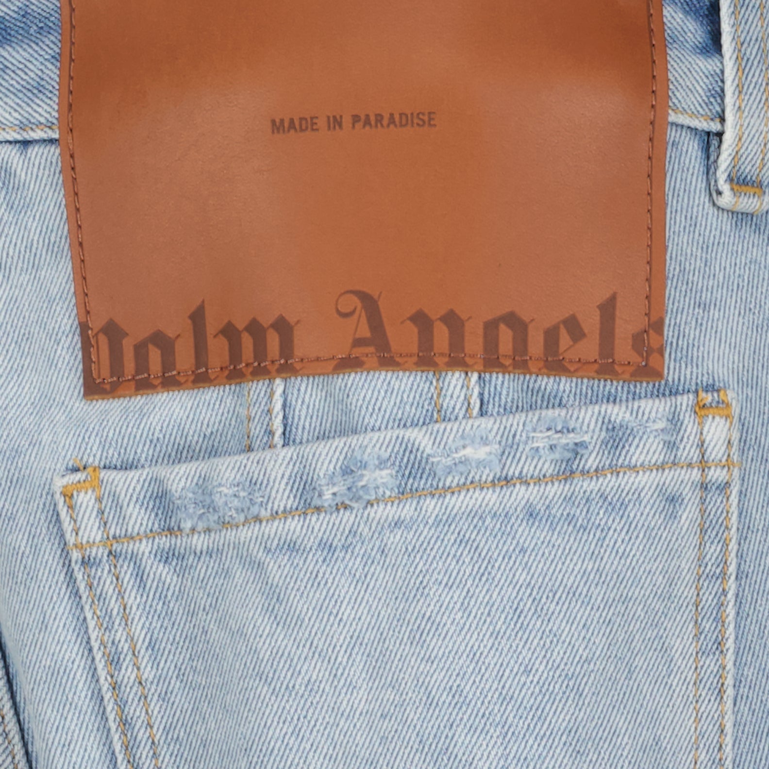 Pantalons Jean bootcut Palm Angels Bleu Femme