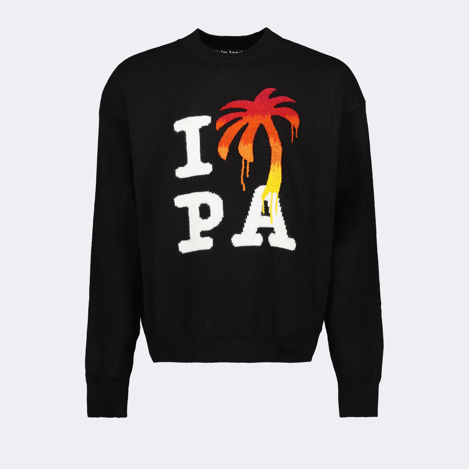 스웨트셔츠 I love PA 스웨터 Palm Angels 검은색 Homme