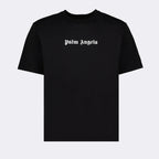 T-shirts T-shirt à logo Palm Angels Blanc Homme