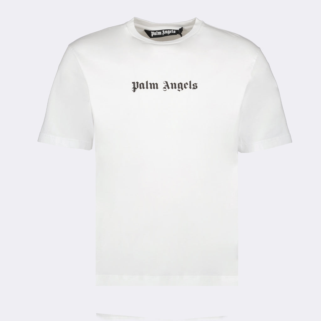 Camisetas T-shirt à logo Palm Angels Branco Homme