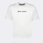 Camisetas T-shirt à logo Palm Angels Branco Homme