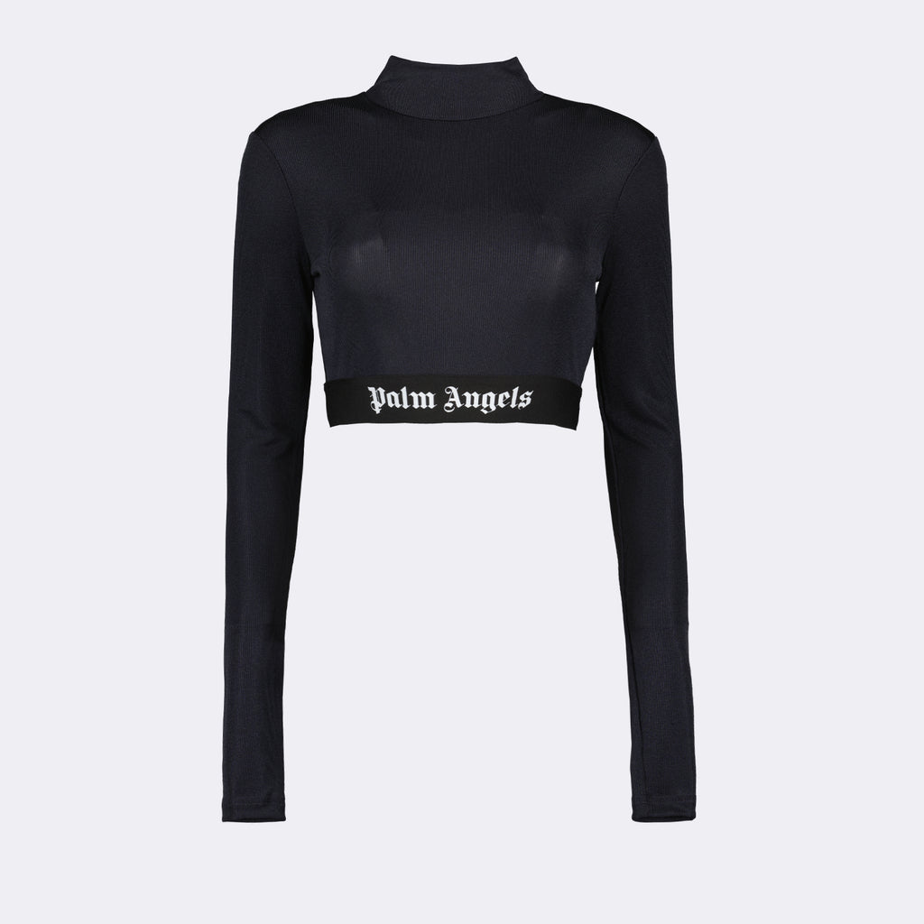 Tops Crop-top à logo Palm Angels Azul Femme