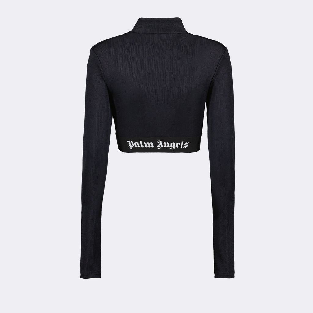 Tops Crop-top à logo Palm Angels Azul Femme