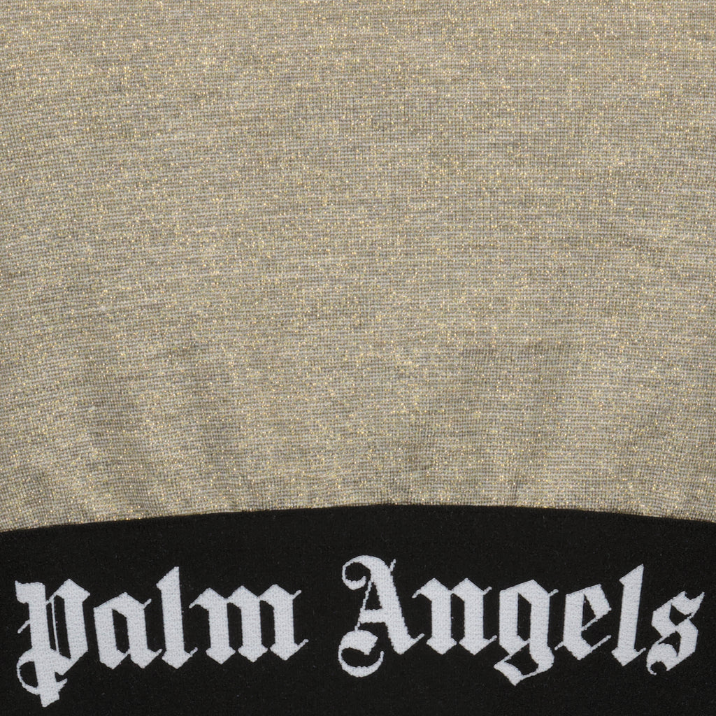 Tops T-shirt crop Palm Angels Doré Femme