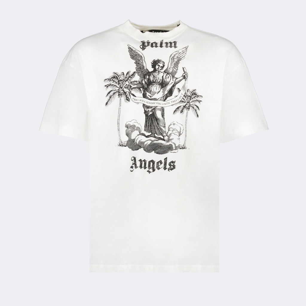 Camisetas T-shirt University Palm Angels Blanco Homme