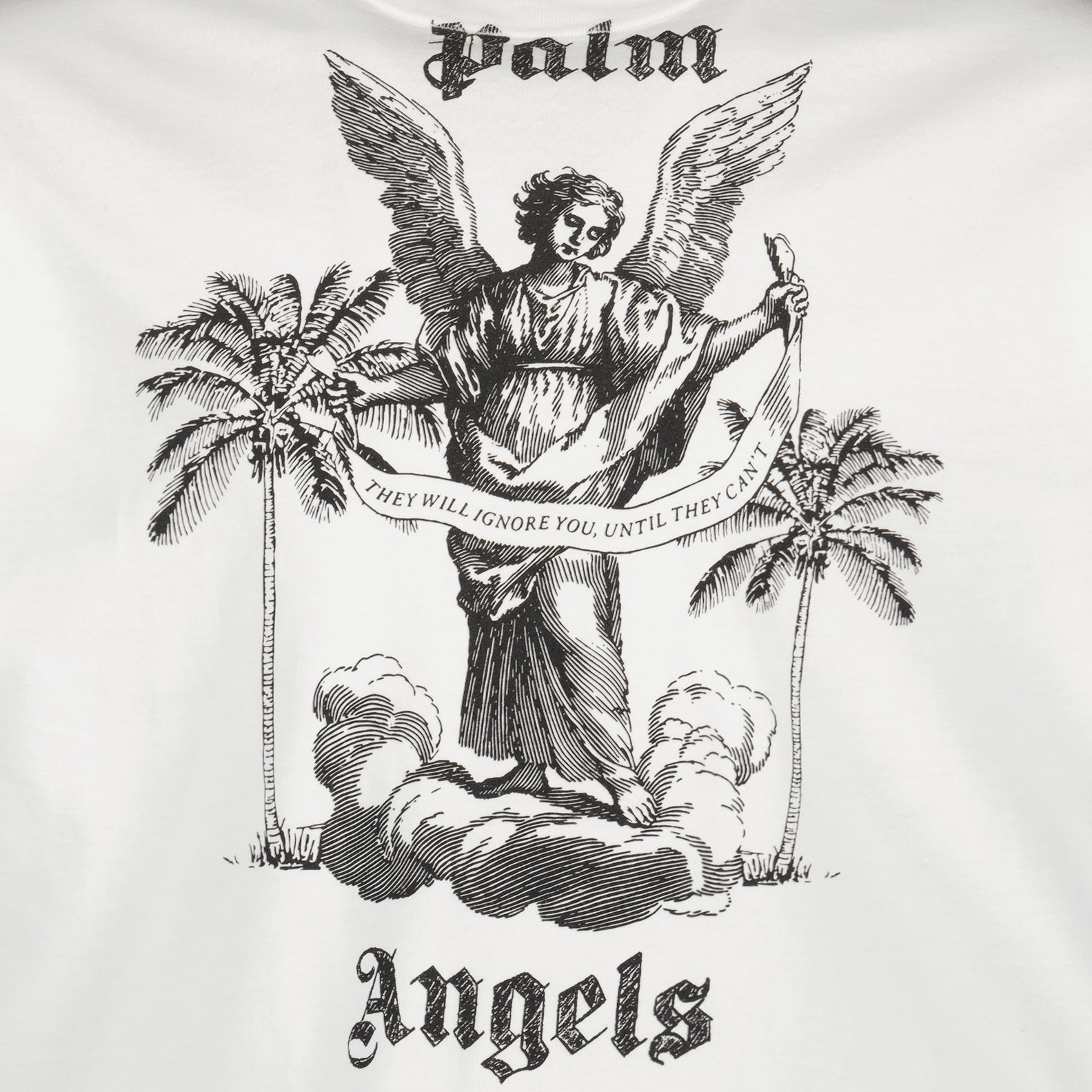 Camisetas T-shirt University Palm Angels Blanco Homme