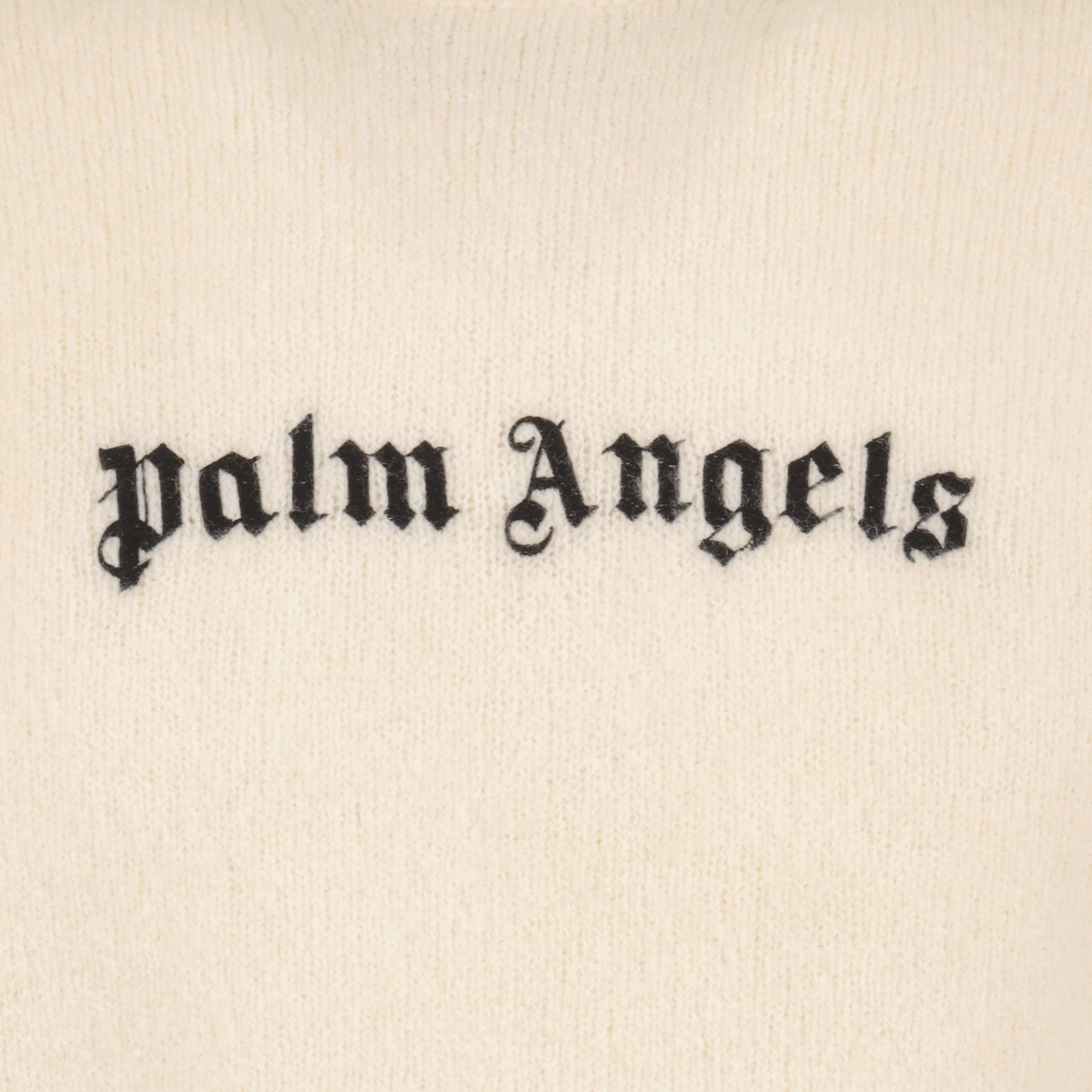 Maille Pull à logo Palm Angels Beige Homme