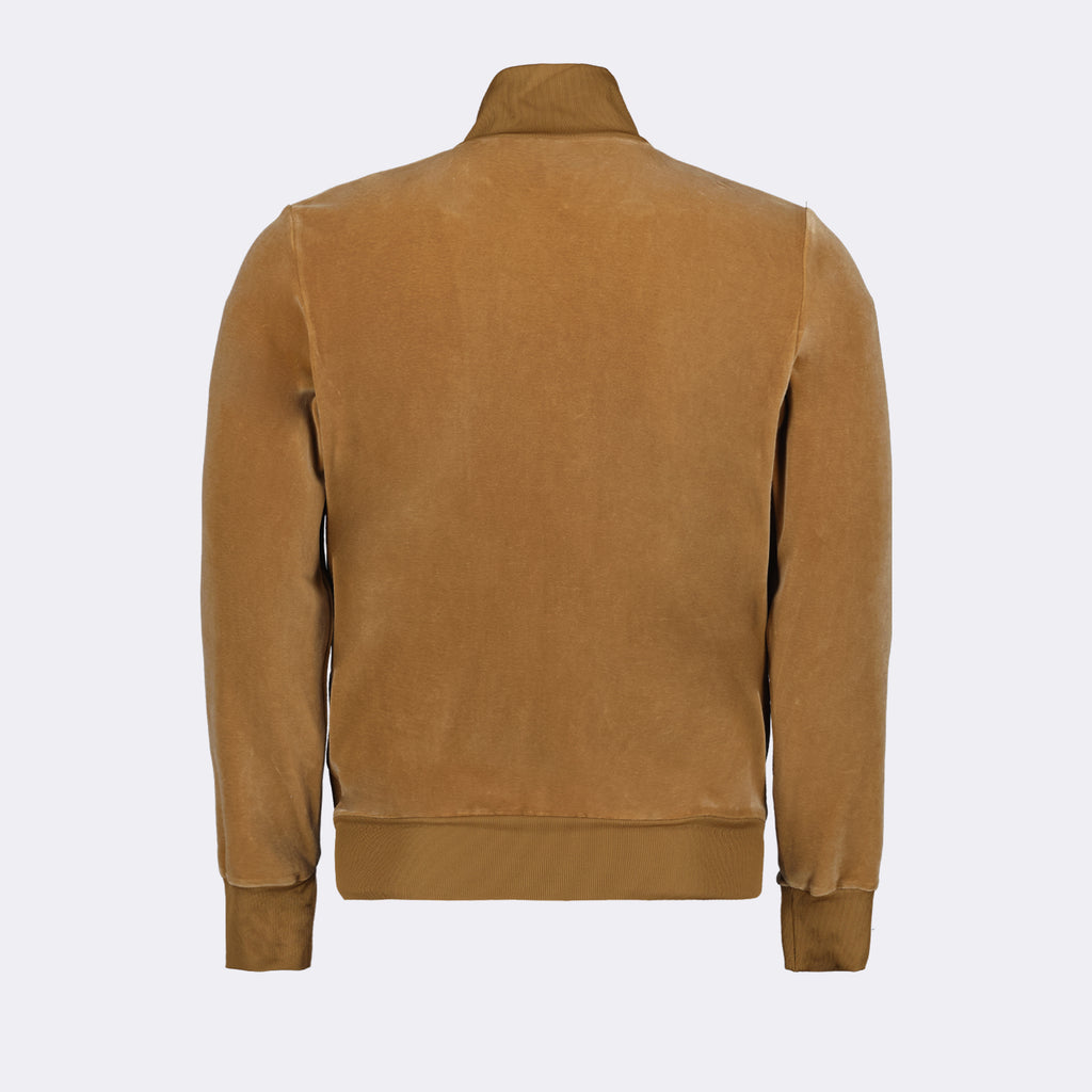 Vestes Veste Track en velours Palm Angels Marron Homme