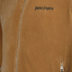 Vestes Veste Track en velours Palm Angels Marron Homme