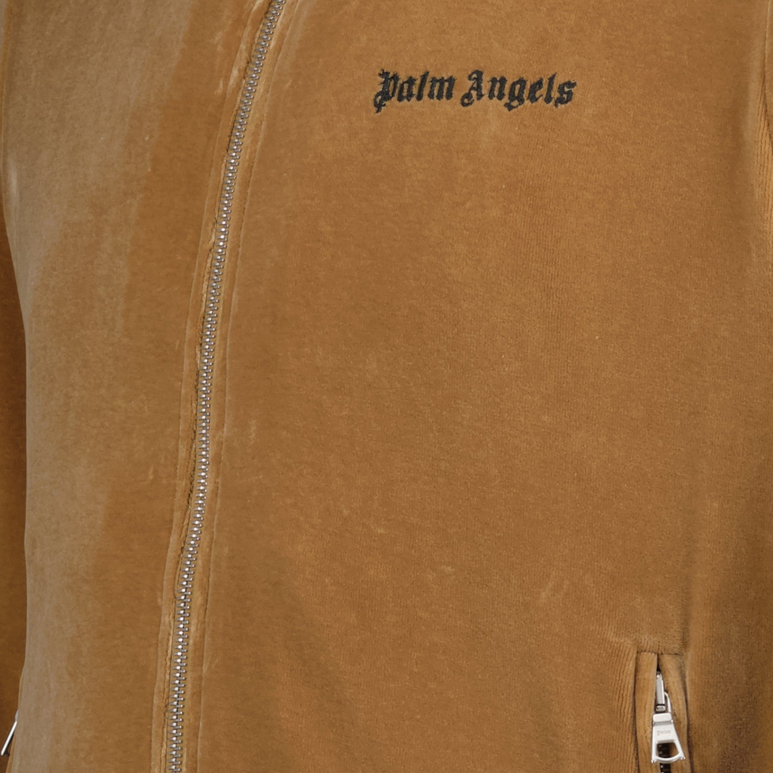 Vestes Veste Track en velours Palm Angels Marron Homme