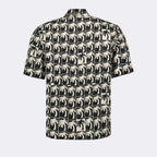 Camisas Chemise Dripping Palms Palm Angels Preto Homme