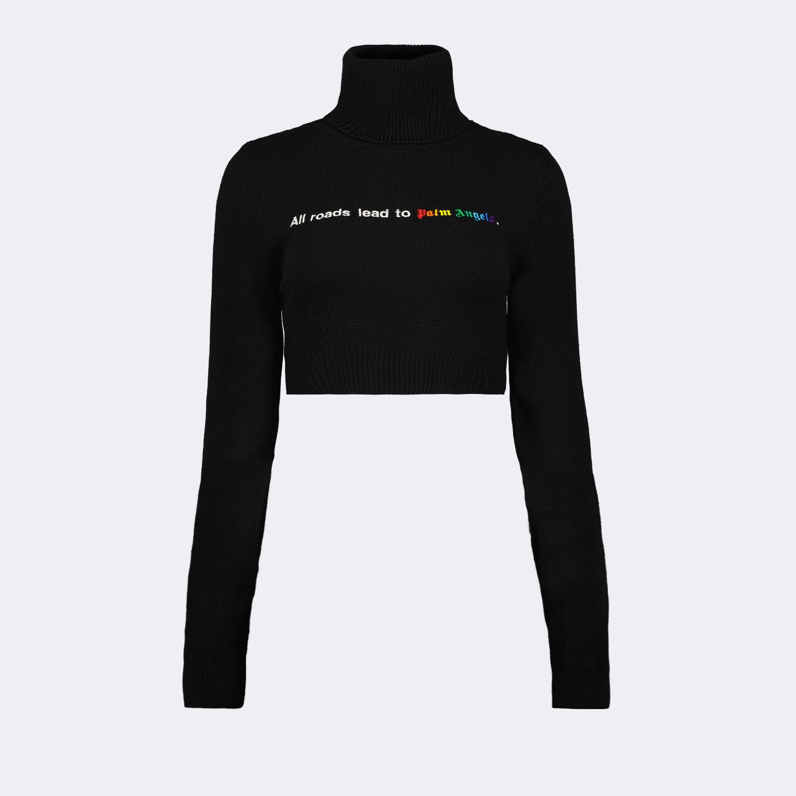 Maglieria Maglione Corto Palm Angels Nero Femme