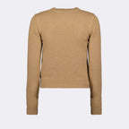 Maille Pull à logo Palm Angels Marron Femme