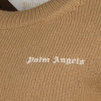 Maille Pull à logo Palm Angels Marron Femme