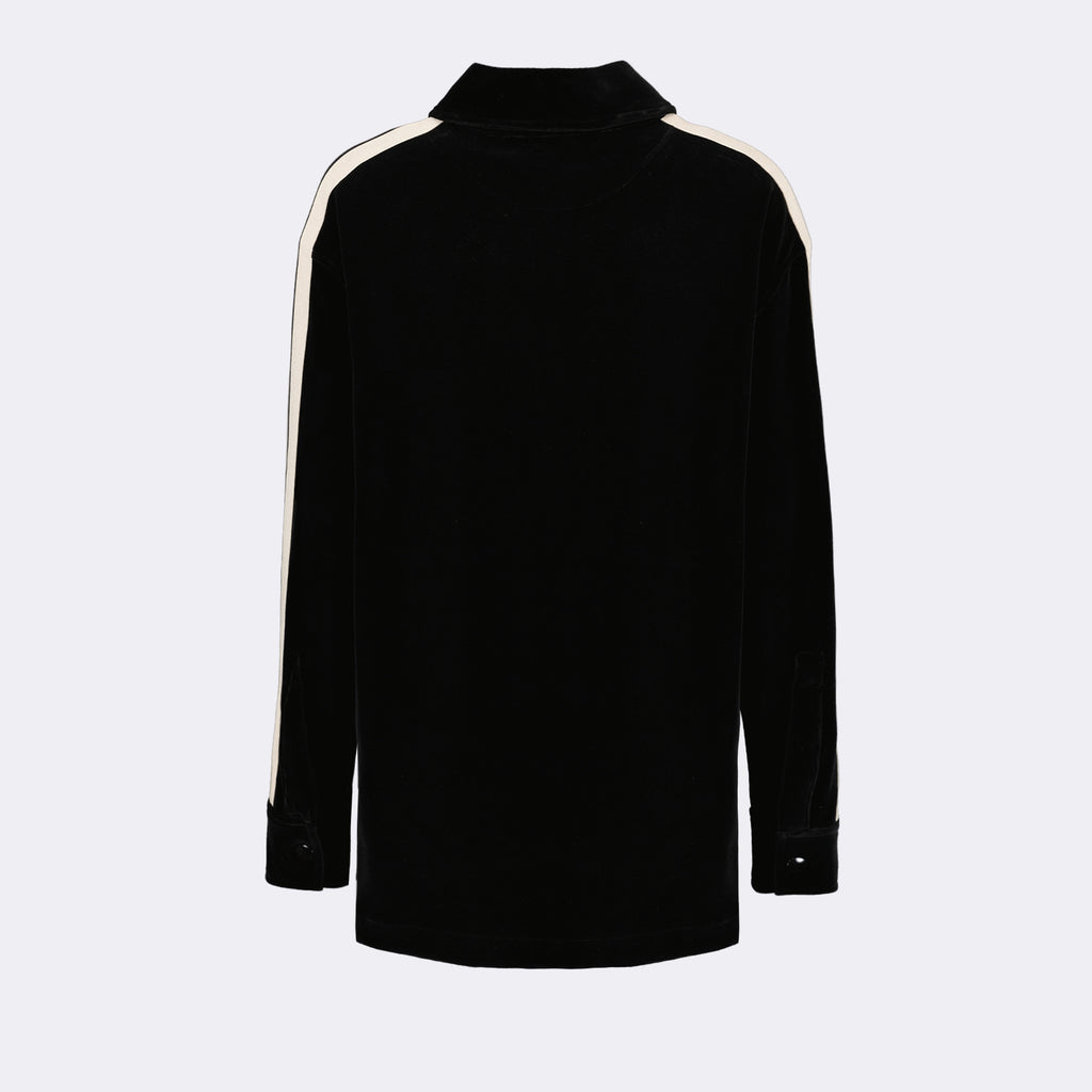 Hemden Chemise Track Palm Angels Schwarz Femme