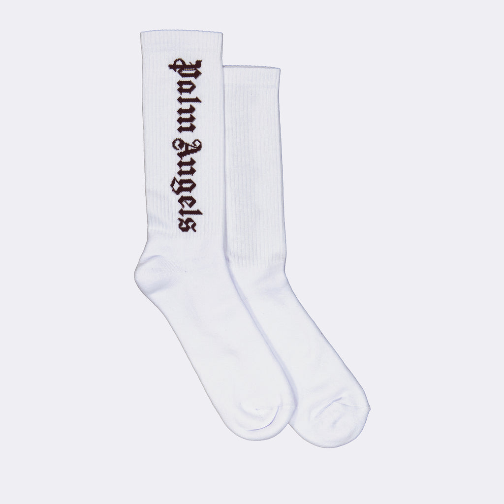 Roupa íntima e homewear Chaussettes à logo Palm Angels Branco Homme