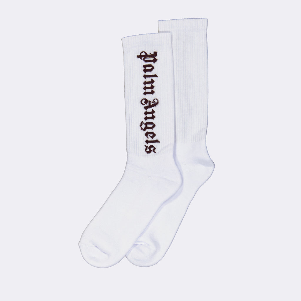 Roupa íntima e homewear Chaussettes à logo Palm Angels Branco Homme