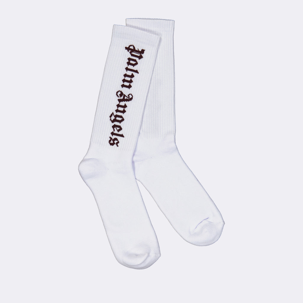 Roupa íntima e homewear Chaussettes à logo Palm Angels Branco Homme
