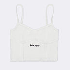 Tops Top à logo Palm Angels Blanc Femme