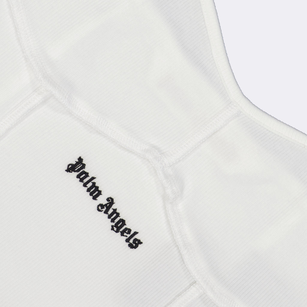 Tops Top à logo Palm Angels Blanc Femme