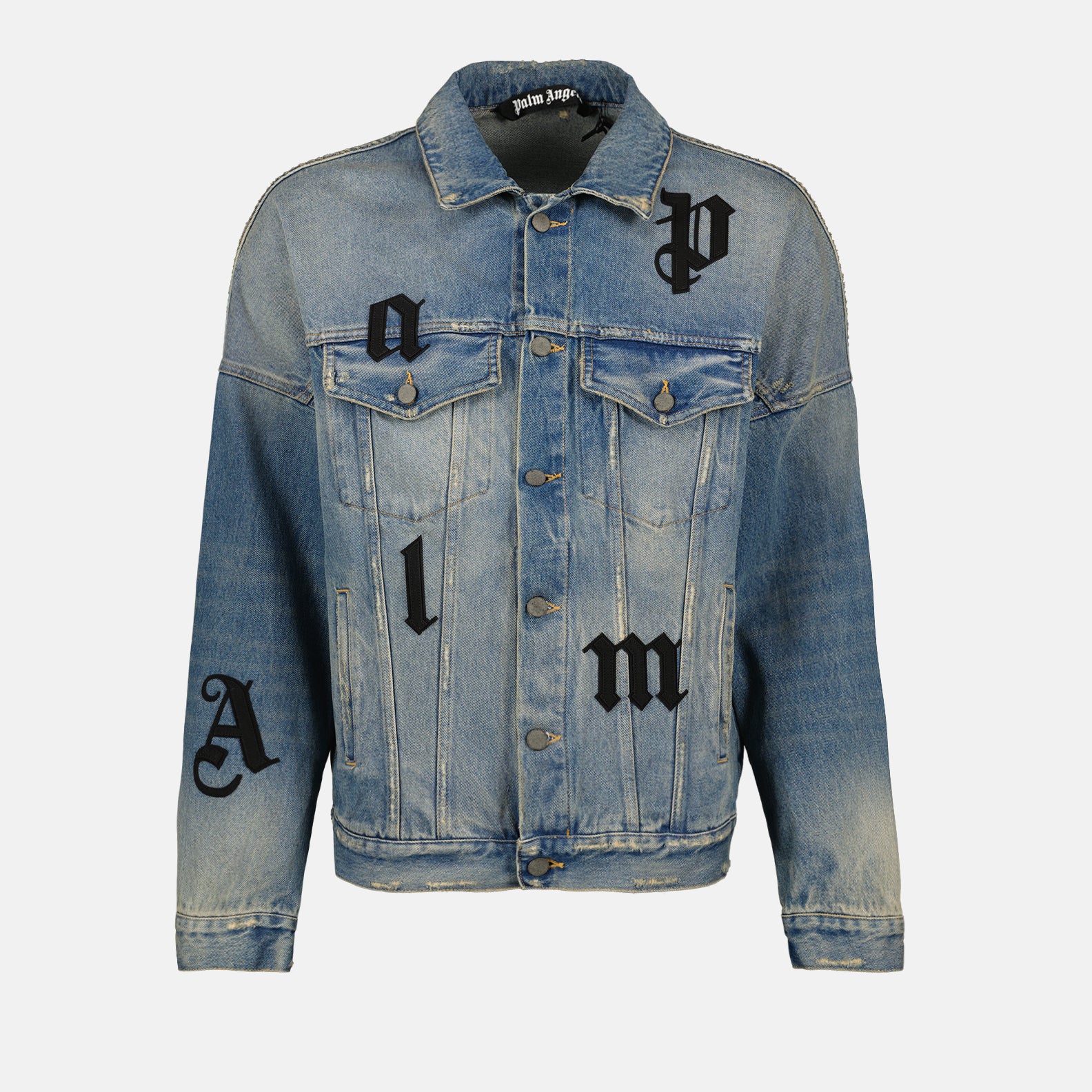 Veste en jean à patchs