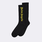 Ropa interior y homewear Calcetines con Logo Palm Angels Negro Homme