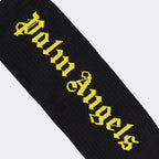 Ropa interior y homewear Calcetines con Logo Palm Angels Negro Homme